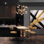 Vícečetná - M MOD545PL-24G Závěsné svítidlo Dallas 28W G9 jantarové sklo kov designové - MAYTONI - foto 3