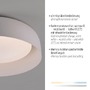 Kruhová - LD 14215-16 OSKO LED stropní svítidlo průměr 40 bílé stmívatelné dálkovým ovladačem CCT 2700-5000K - JUST LIGHT - foto 3