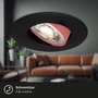 Kruhová - BRI 7602035 LED vestavné svítidlo 4,4 cm 3x 4,9W 480lm černá - BRILONER - foto 3