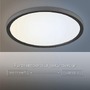 Kruhová - LD 15571-18 FLAT LED stropní svítidlo kruhové v černé s nastavitelnou teplotou barvy 2700-5000K a funkcí stmívání - LEUCHTEN DIREKT / JUST LIGHT - foto 3
