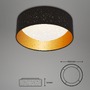 Kruhová - BRILO 3482-015 LED stropní svítidlo hvězdné nebe, pr. 32 cm, 12 W, černá-zlatá - BRILO - foto 3