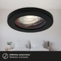 Kruhová - BRI 7181-035 3ks sada LED vestavné svítidlo, pr. 8,5 cm, 5 W, 400 lm, černá - BRILONER - foto 3