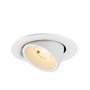 Kruhová - LA 1009389 NUMINOS® GIMBLE S Stropní vestavné svítidlo, 2700 K, 20°, IP20, kulaté, bílé - BIG WHITE (SLV) - foto 3