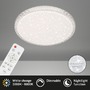 Kruhová - BRILO 3412-016 LED stropní svítidlo hvězdné nebe, pr. 39 cm, 24 W, bílé - BRILO - foto 3