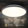 Kruhová - BRILO 3903015 Competo stropní svítidlo pr.33 cm - 22W, 2400lm, LED, teplá bílá, antracit - BRILO - foto 3