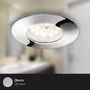 Kruhová - BRI 7204018 LED vestavné svítidlo, pr. 7,5 cm, chrom (starý kód: BRI 7204-018) - BRILONER - foto 3
