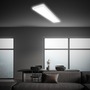 Hranatá - BRILO 7519416 BRILONER Tava LED stropní svítidlo 98cm, ploché, přímé a nepřímé osvětlení, bílé 7519416 - foto 3