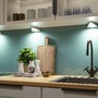 Přisazená - P 92126 LED podskříňkové svítidlo Trias čidlo přiblížení 3ks sada 3x2,7W 135x132mm 230/12V kov kartáčovaný - PAULMANN - foto 3