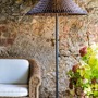 Sloupková - FARO 71569-08 SAIGON šedá/hnědá stojací lampa 2M W100 - FARO - foto 3