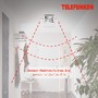 Hranatá - TF 318608TF TELEFUNKEN LED stropní svítidlo s čidlem, 35,8 cm, 17 W, chrom-hliník - BRILONER - foto 3
