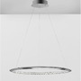 Kruhová - NV 9364039 Závěsné svítidlo NETUNO chromovaný hliník křišťál LED 32W 230V 3000K IP20 stmívatelné - NOVA LUCE - foto 3