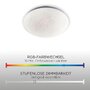 Kruhová - LD 14242-16 SKYLER LED stropní svítidlo, bílé, průměr  39cm, moderní design RGB+3000K - LEUCHTEN DIREKT / JUST LIGHT - foto 3