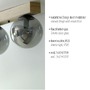 Dekorativní - LD 11393-79 GREEN WIDO LED stropní svítidlo 3 ramenné dřevo kouřová barva v udržitelném designu IP20 - LEUCHTEN DIREKT / JUST LIGHT - foto 3