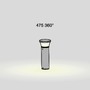 Sloupková - SLC SLC1418 LED venkovní sloupkové svítidlo Faro 475mm Bollard černé 2323lm 2700/3200/4000K Ra80 nastavitelná intenzita IP66 360 - TLG - foto 3