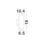 Nástěnná - NV 773224 Venkovní nástěnné svítidlo NODUS antický hnědý hliník skleněný difuzor GU10 2x7W 220-240V IP54 bez žárovky světlo nahoru a dolů - NOVA LUCE - foto 3