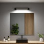 K zrcadlu - P 71205 Selection Bathroom LED nástěnné svítidlo Lucille IP44 2700K 230V 17W stmívatelné černá - PAULMANN - foto 3