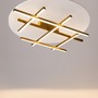 Dekorativní - M MOD278CL-L50G3K Stropní svítidlo Radiance 3000K 50W teplá bílá 2250lm zlatý hliník designové - MAYTONI - foto 3