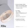 Bodová - PN 6864-16 Paul Neuhaus LED stropní svítidlo PURE-NOLA bílé 4 ramenné otočné stmívatelné krokově stmívatelné 3000K - PAUL NEUHAUS - foto 3