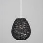 Koule - NV 9858713 Závěsné svítidlo GRIFFIN černý papír černý kabel E27 1x12W 230V IP20 bez žárovky - NOVA LUCE - foto 3