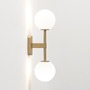 Dekorativní - AST 1429008 Nástěnné svítidlo Tacoma Twin 2x3.5W G9 bez stínítka mosaz - ASTRO Lighting - foto 3