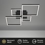 Hranatá - BRILO 3128-015 LED rám 75 cm 2x48W 4000lm černá - BRILO - foto 3