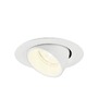 Kruhová - LA 1010072 NUMINOS® GIMBLE XS Stropní vestavné svítidlo, 4000 K, 20°, IP20, kulaté, bílé - BIG WHITE (SLV) - foto 3
