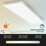 Hranatá - BRILO 7304-016 Hvězdné nebe svítidlo LED panel, 119,5 cm, 3800 lm, 36 W, bílé - BRILO - foto 3