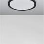 Kruhová - NV 9053594 Stropní svítidlo TROY kov a akrylový difuzor matná černá zvenku matná bílá uvnitř LED 50W 230V 3000K IP20 stmívatelné - NOVA LUCE - foto 3