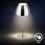 Stolní lampy dekorační - BRILO 7522118 Serina LED bezdrátová stolní lampička IP44, stmívatelná, dotykový vypínač, chrom - BRILO - foto 3
