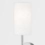 Dekorativní - HVLG H223101-PN-CE Nástěnné svítidlo OLIVIA ocel/textil nikl/bílá E14 1x40W - HUDSON VALLEY (Mitzi) - foto 3