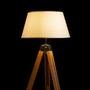 Stojací lampy - RED R14500 ALVIS/AMBITUS 46 stojanová bílá bambus/černá 230V E27 15W - RED - DESIGN RENDL - foto 3