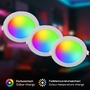 Koupelnová - BRI 3945034 Fungo vestavné bodové svítidlo 100mm 3ks sada - 7W, 700lm, LED, stmívatelné, IP65, matný chrom - BRILONER - foto 3
