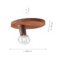 Dekorativní - LD 14777-48 TURN ME Stropní svítidlo, barva rzi, rustikální, oválné, vintage - LEUCHTEN DIREKT / JUST LIGHT - foto 3