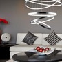Kruhová - AZZ AZ2923 LED Závěsné svítidlo Azzardo Wheel 6 Long Dimm black AZ2923 140W 8400lm 3000K IP20 85cm stmívatelné černé - AZZARDO - foto 3