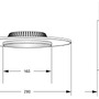 Kruhová - IMPR 348148 Deko-Light stropní přisazené svítidlo Zaniah 290 220-240V AC/50-60Hz 12,00 W 3000 K 1510 lm bílá - foto 3
