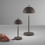 Na stůl - FAN LED-PARTY-L-BRO Nabíjecí venkovní svítidlo PARTY LED dobíjecí 2,5 W TOUCH DIMM 3000 K IP54 baterie 4000 mAh USB nabíjení magnetická 1,2 m - FANEUROPE - foto 3