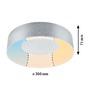 Kruhová - P 71094 LED stropní svítidlo Casca IP44 CCT 230V 16W hliník mat - PAULMANN - foto 3