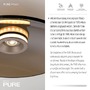 Kruhová - PN 6095-97 LED stropní svítidlo Pure Moon stmívatelné 2700K bronz / tmavý amber - PAUL NEUHAUS - foto 3