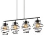 Podélná - BRI 4871-045 Závěsné svítidlo, 130 cm, max. 60 W, černá - BRILONER - foto 3