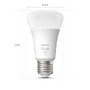 SmartHome Paul Neuhaus - PH 8719514289116 Hue Bluetooth LED White set 2ks žárovek Philips + Hue Bridge můstek 8719514289116 E27 A60 10W 1055lm 2700K stmívatelné - PHILIPS (929002469201) - foto 3