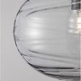 Koule - NV 9009257 Závěsné svítidlo EVLEEN matný černý kov a světle šedé sklo E27 1x12W 230V IP20 bez žárovky - NOVA LUCE - foto 3