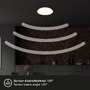 Kruhová - BRILO 3897016 LED stropní svítidlo s čidlem, 26 cm, 12W, 1190lm, bílé - BRILONER - foto 3