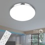 Kruhová - BRILO 3679-018 RGB-CCT LED stropní svítidlo, pr. 35,5 cm, 18W, 1850 lm, chrom - BRILO - foto 3