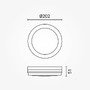 LED stropní svítidla Optonica - LED venkovní stropní svítidlo černé 30W CCT IP65 - MICROWAVE SENSOR - foto 3