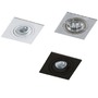Hranatá - AZZ AZ2435 Stropní bodové zápustné svítidlo Azzardo Caro Square aluminium AZ2435 GU10 1x40W IP20 9,3cm hliníkové - AZZARDO - foto 3