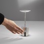 Na stůl - FAN LED-LIBERTY-CR Nabíjecí venkovní svítidlo LIBERTY LED TOUCH DIMM chrom 3000K IP44 baterie 4000 mAh bezdrátové + USB nabíjení - FANEUROPE - foto 3
