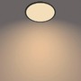 Kruhová - PH 8719514327283 LED Koupelnové stropní svítidlo Philips Superslim CL550 8719514327283 18W 1500lm 2700K IP44 30cm černé, 3-krokové stmívání - PHILIPS (929002667901) - foto 3