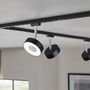 Svítidla - P 95589 URail LED lištový spot 3-krokové-stmívatelné Circle 5W 3000K stmívatelné 230V černá mat - PAULMANN - foto 3