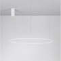 Kruhová - NV 9345608 Závěsné svítidlo TARQUIN bílý hliník a akryl LED 58W 230V 3000K IP20 stmívatelné - NOVA LUCE - foto 3