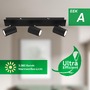 Bodová - BRILO 2840035 Isil A LED stropní bodové svítidlo, energetická třída A, 3-ramenné, 50.000h životnost, nastavitelné, černé - BRILO - foto 3